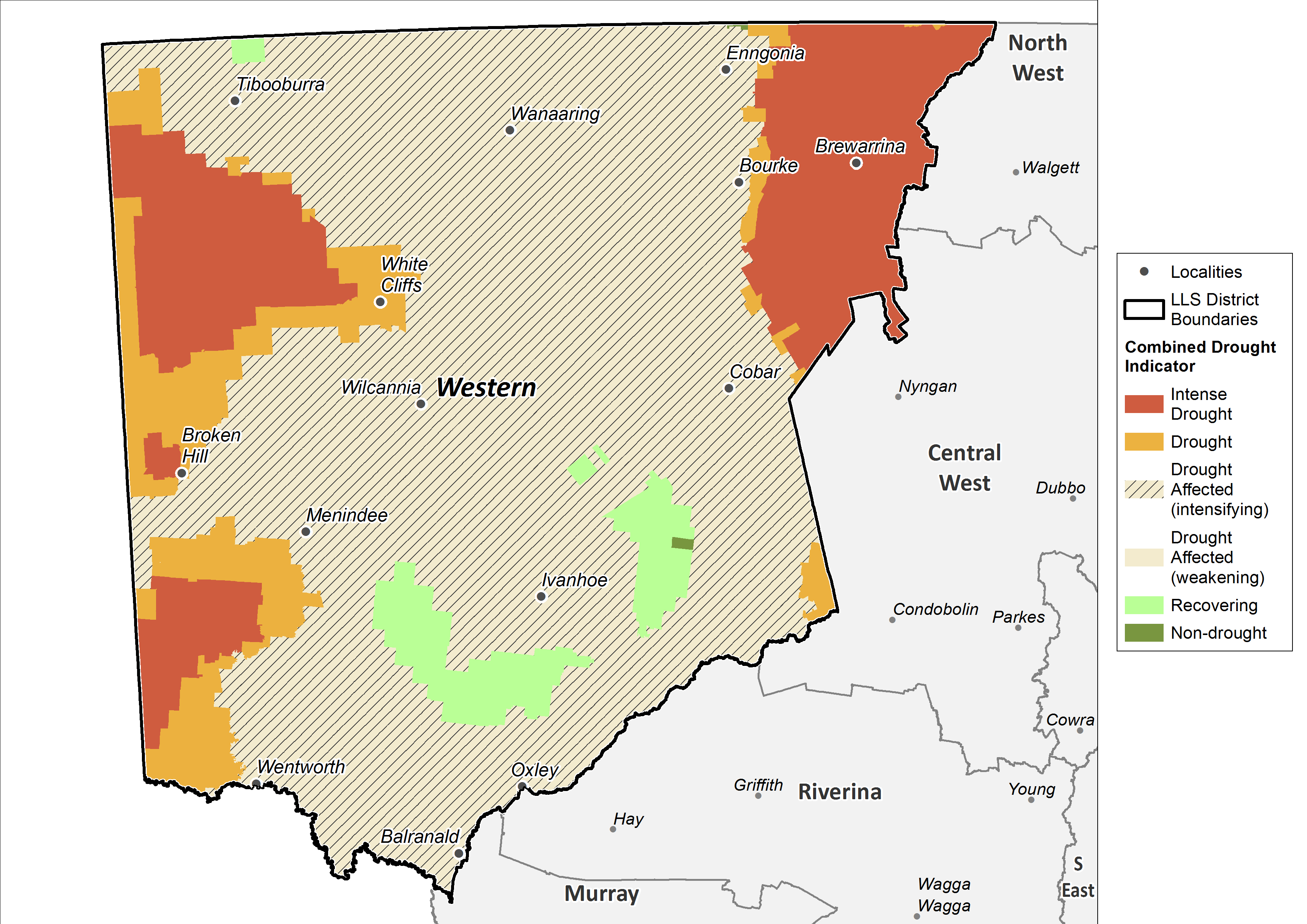 For an accessible explanation of this map/graph contact the author seasonal.conditions@dpi.nsw.gov.au