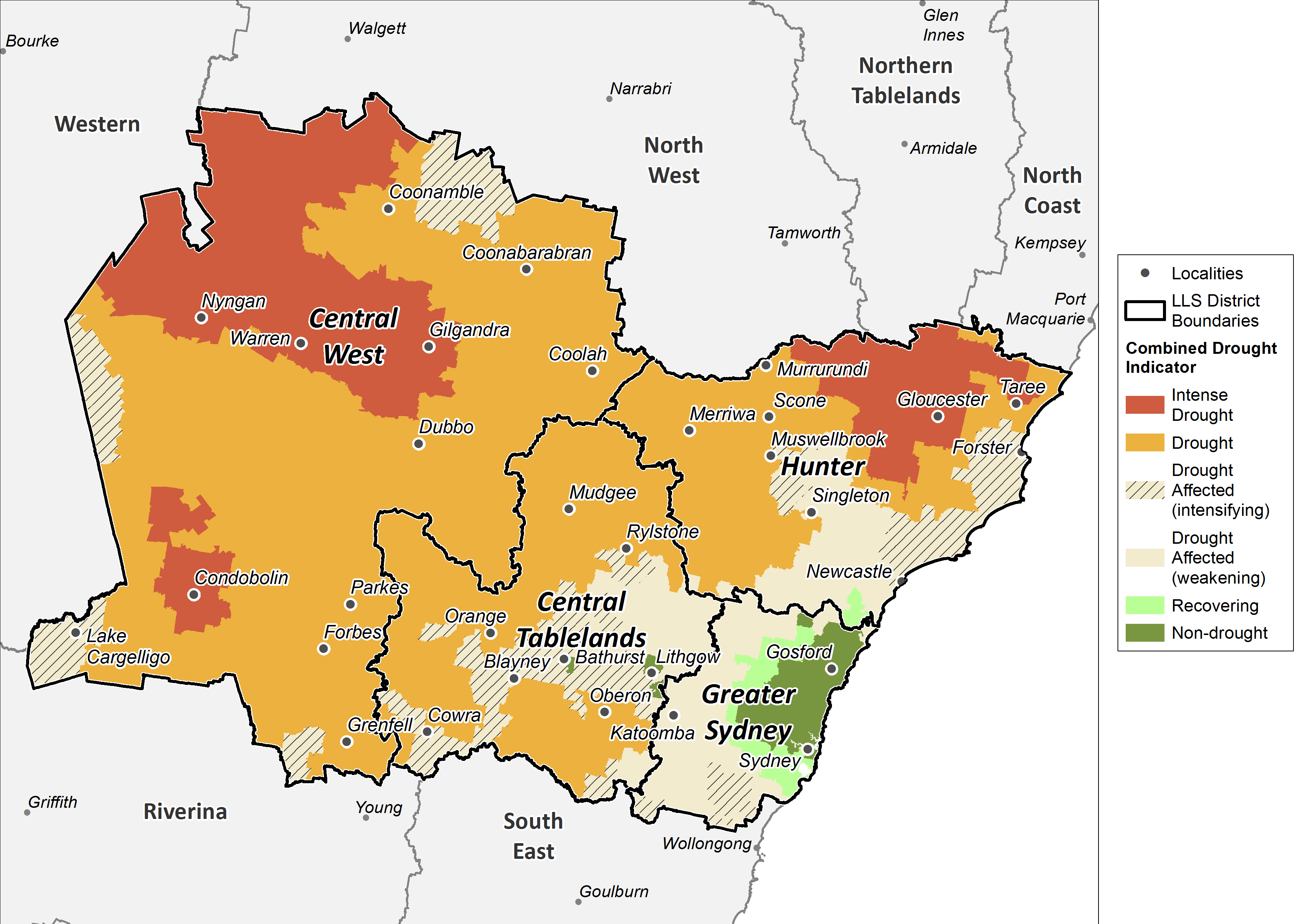 For an accessible explanation of this map/graph contact the author seasonal.conditions@dpi.nsw.gov.au