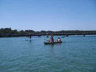 Kayaking and paddleboarding Kayaking and paddleboard