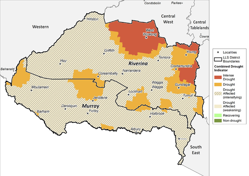 For an accessible explanation of this map contact the author seasonal.conditions@dpi.nsw.gov.au