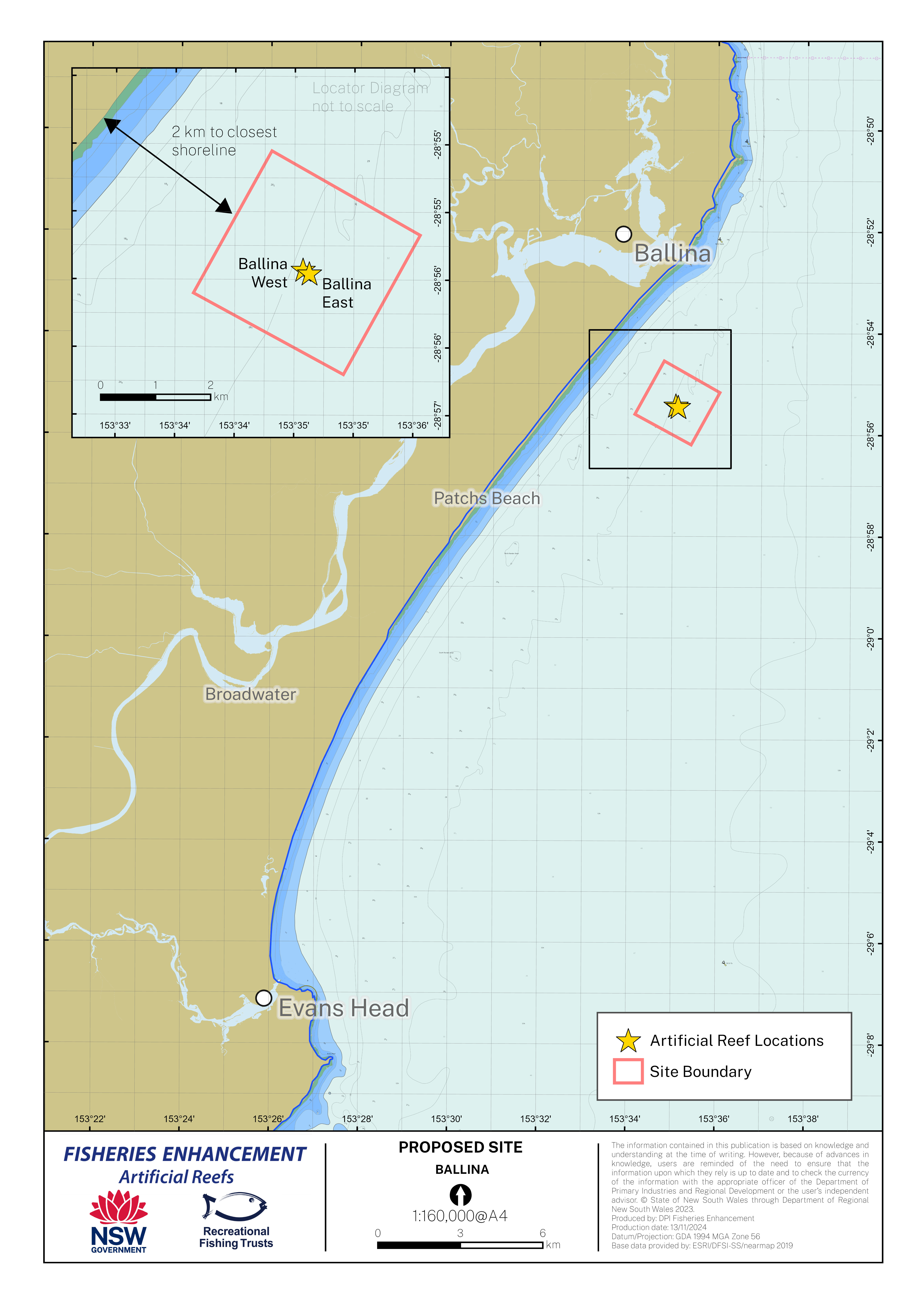 Ballina reef consultation area