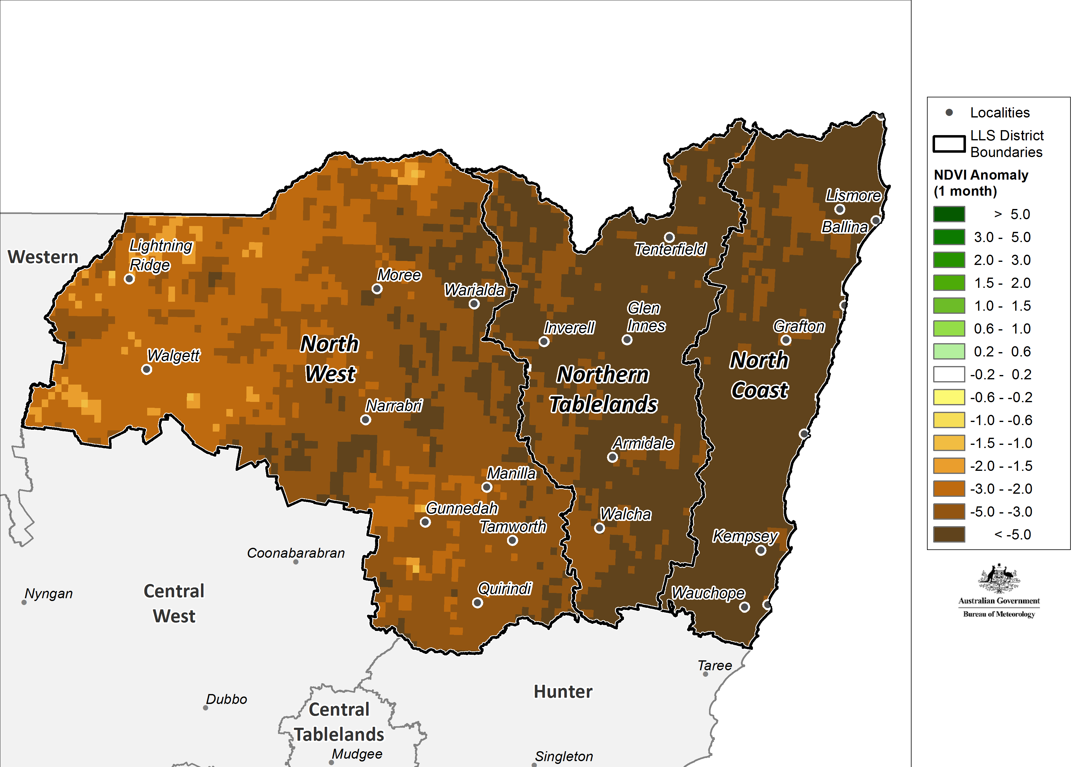 For an accessible explanation of this map/graph contact the author seasonal.conditions@dpi.nsw.gov.au