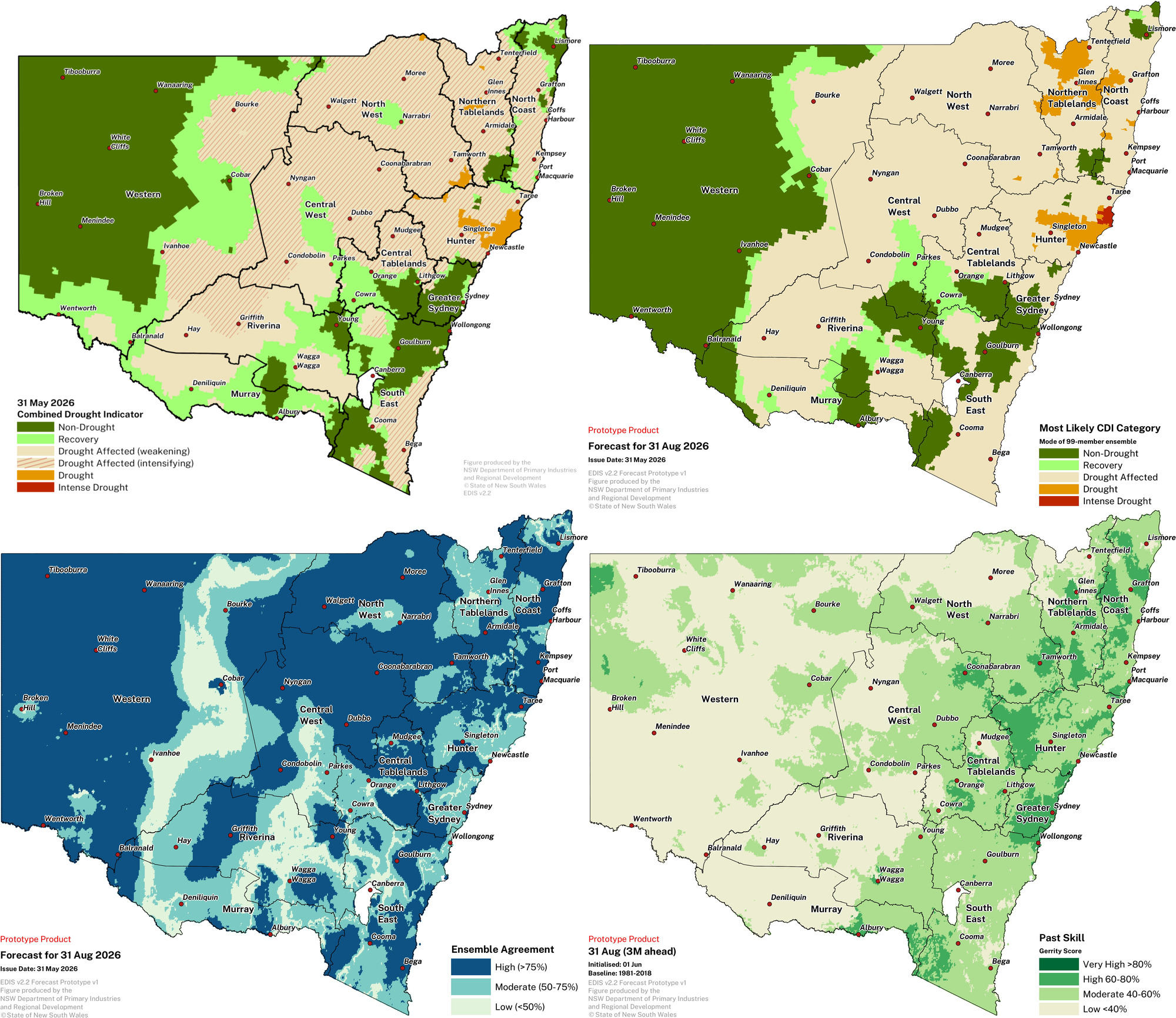 Image for CDI Drought Forecast 3M