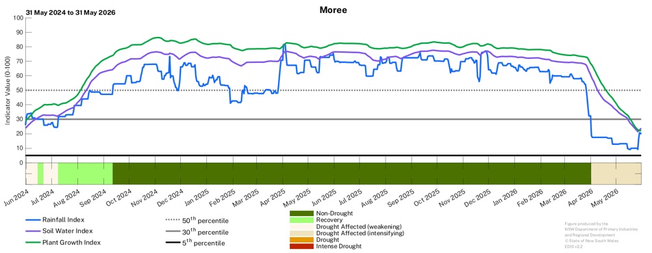 Image for Drought History - Moree