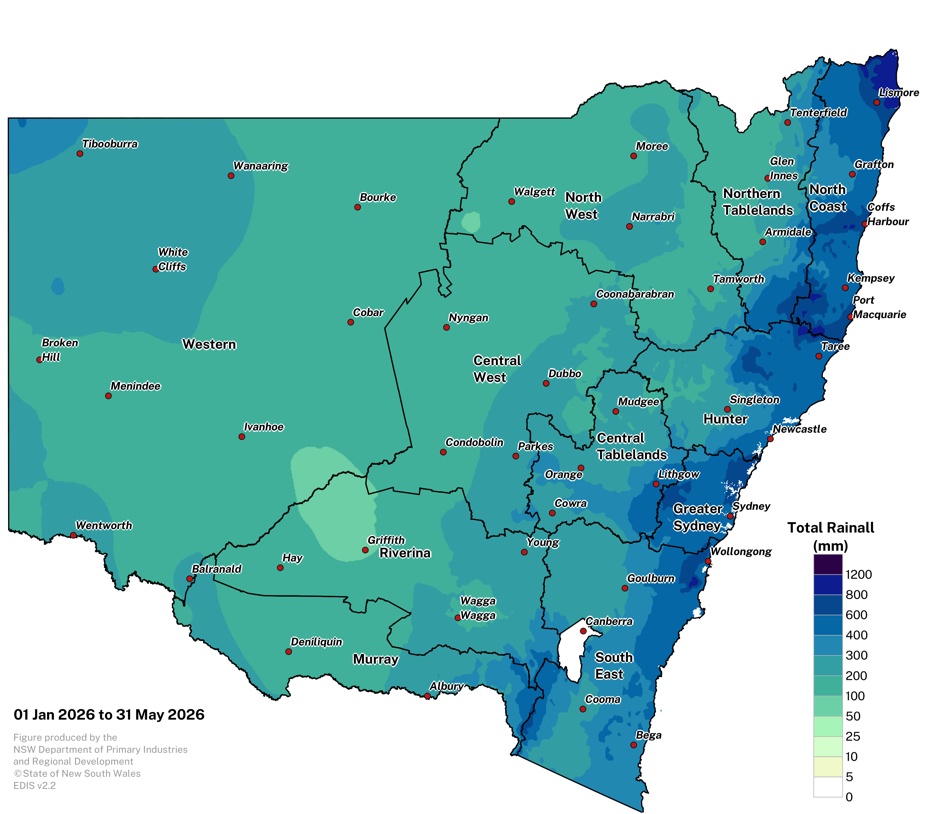 Image for Rainfall Total YTD